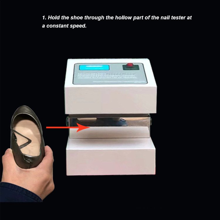 shoe needle detector