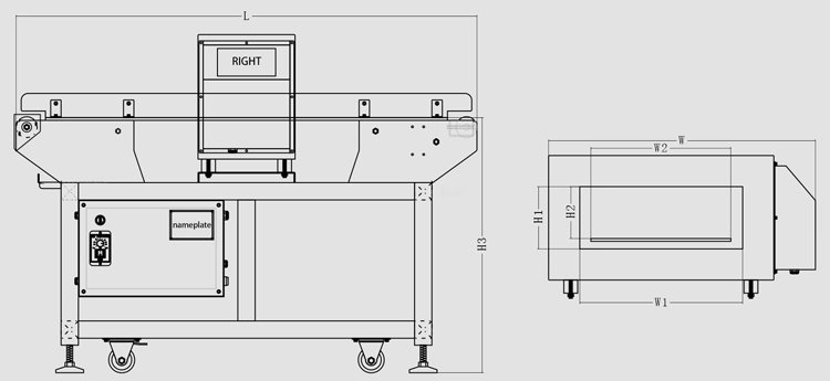 Metal detector structure