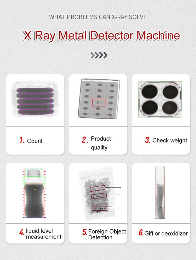 What can x-ray scanners detect?