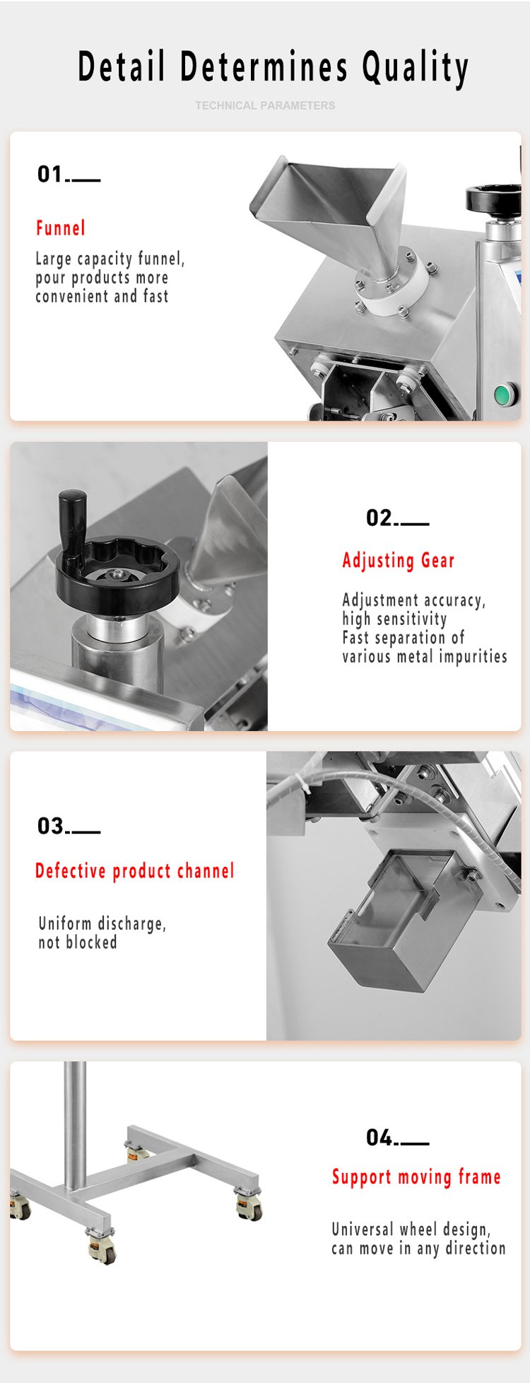 RT-1213B Tablets Metal Separator