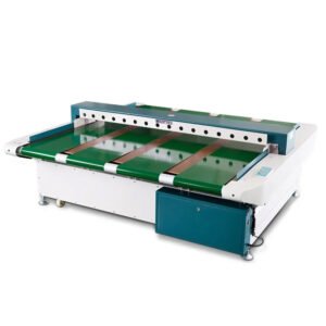 Extra wide needle detector machine